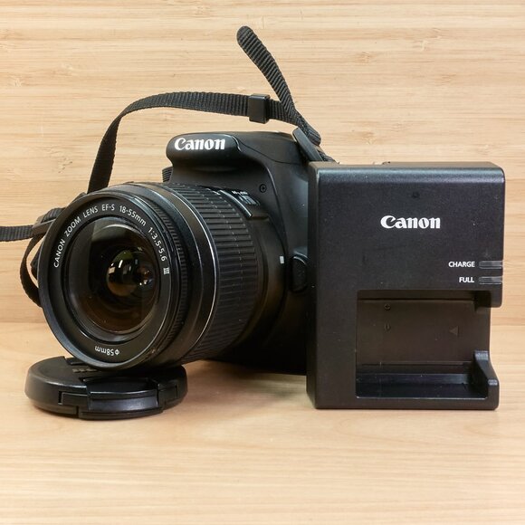 Canon EOS Rebel T5 dslr Camera / EF-S 18-55mm III Lens / Tested Working - Picture 2 of 8